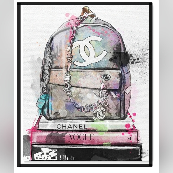 CHANEL | Wall Decor | Chanel 8 2x11 Framed Wall Art | Poshmark
